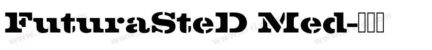 FuturaSteD Med字体转换